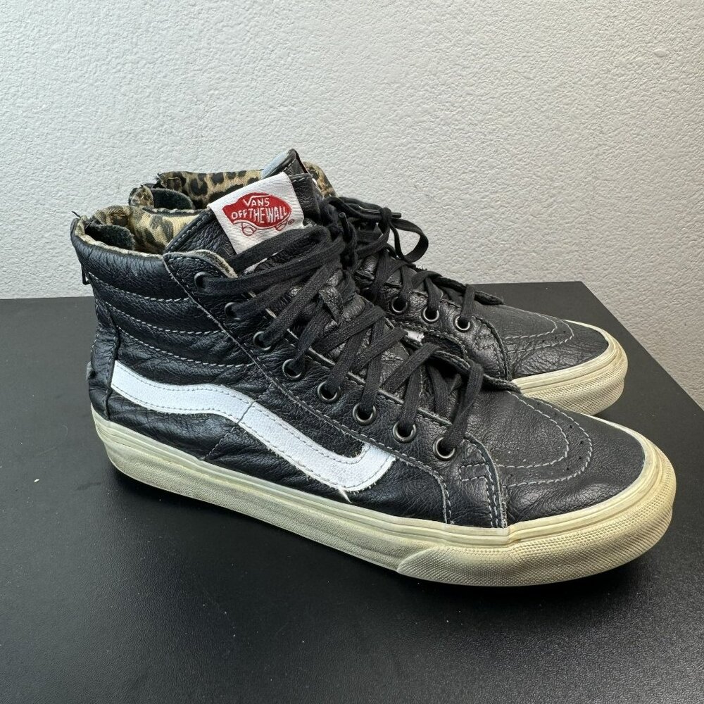 Vans Black White High-Top Sneakers